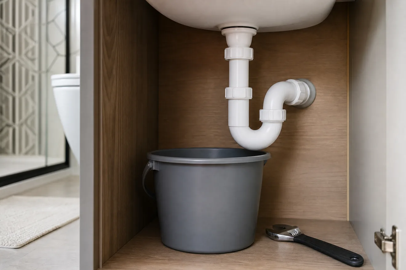 Lavabo altı sifon